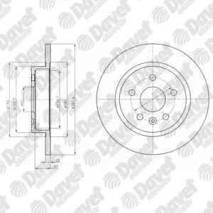 DELPHI BG4199C Fren Diski Arka (5d 268mm) Dolu Cruze 09- Astra J 09- Mokka 12/- 15 Inc (E.Kodu Dlp-Bg4199)